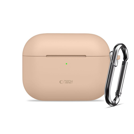 TECH-PROTECT SILICONE HOOK APPLE AIRPODS PRO 3 CAFFE LATTE