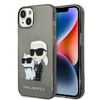 Karl Lagerfeld KLHCP14MHNKCTGK iPhone 14 Plus 6,7" czarny/black hardcase Gliter Karl&Choupette