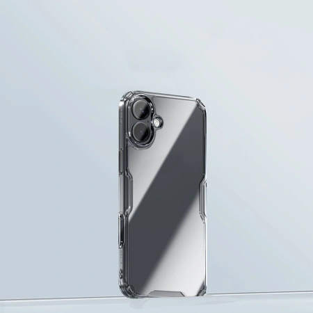 NILLKIN ETUI NATURE PRO CASE DO IPHONE 16 LEKKIE OCHRONA TELEFONU Z CAMERĄ