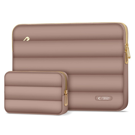 TECH-PROTECT PUFFY ETUI DO LAPTOPA 13 14 CALI WALNUT OCHRONA ANTYWSTRZĄSOWA