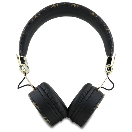 Guess słuchawki nauszne Bluetooth ENC    GUBH70E4PTMK czarny/black 4G Triangle Round Shape
