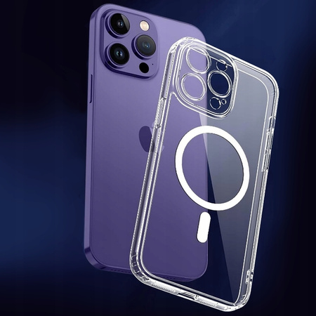 CO2 ETUI MAGNETYCZNE CLEAR CASE WZMOCNIONE DO MAGSAFE IPHONE 15 PRO