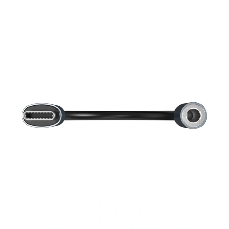 Adapter Wozinsky WACM-01 USB-C - mini jack 3,5mm - czarny