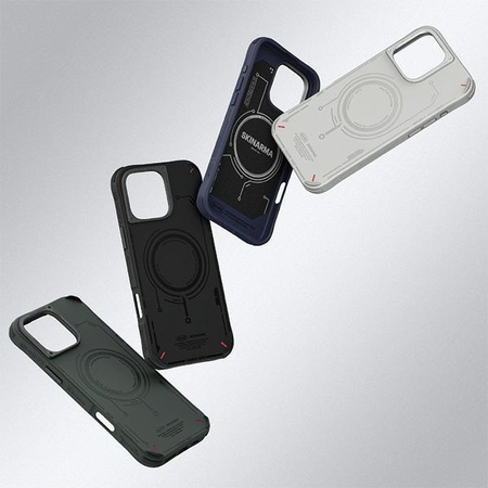 Skinarma etui Mecha iPhone 16 Pro 6.3 Magnetic Charging granatowy/navy