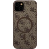 Etui Guess 4G Collection Leather Metal Logo MagSafe na iPhone 14 / 15 / 13 - brązowe