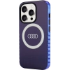 Etui Audi IML Big Logo MagSafe na iPhone 15 Pro - niebieskie