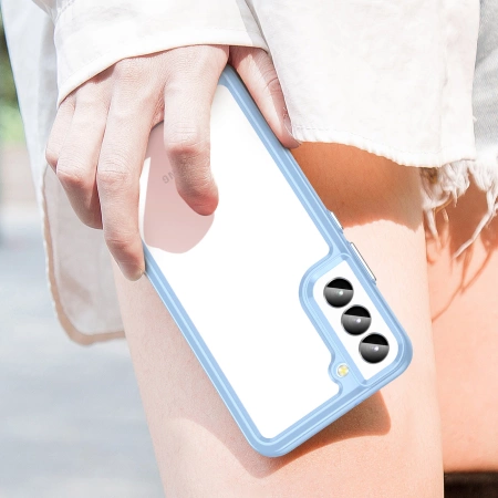 HURTEL ETUI POKROWIEC DO SAMSUNG GALAXY S23+ OUTER SPACE Z ELASTYCZNĄ RAMKĄ