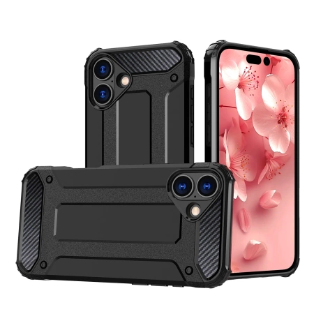 HURTEL ETUI HYBRID ARMOR PANCERNE DO APPLE IPHONE 16 OCHRONA PRZED UPADKIEM