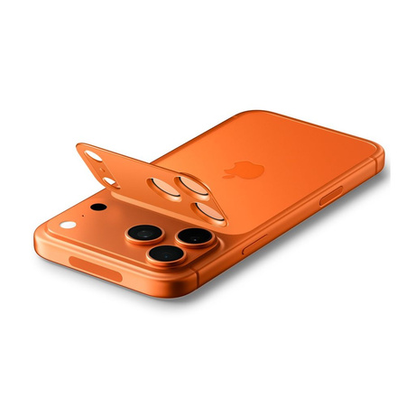 OSŁONA APARATU SPIGEN OPTIK PRO XL GLAS.TR ”EZ FIT” CAMERA PROTECTOR IPHONE 17 PRO ORANGE