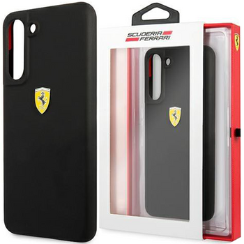 Ferrari Hardcase FESSIHCS21FBK S21 FE G990 czarny/black Silicone