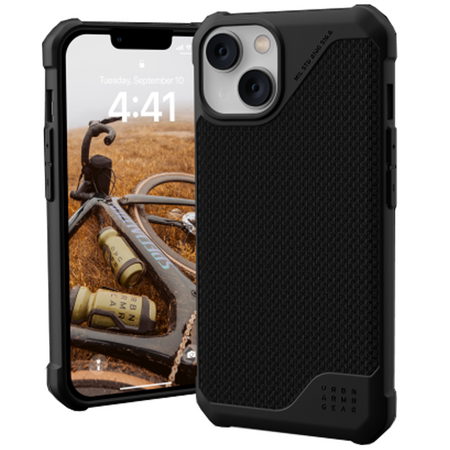 UAG Metropolis LT - obudowa ochronna do iPhone 14 Plus kompatybilna z MagSafe (kevlar-black)