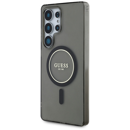 GUESS ETUI POKROWIEC DO SAMSUNG GALAXY S25 ULTRA MAGNETYCZNE GLITTER CIRCLE