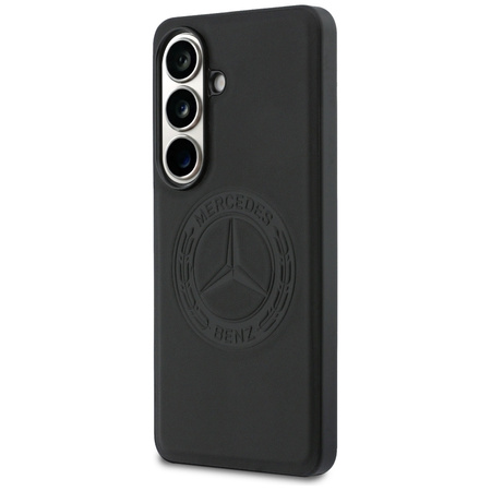 Etui Mercedes Vintage Logo MagSafe do Samsung Galaxy S26 czarny
