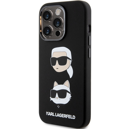 KARL LAGERFELD ETUI SILIKONOWE DO IPHONE 15 PRO 6.1 KARL&CHOUPETTE Z LOGO