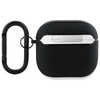 BMW ETUI POKROWIEC NA SŁUCHAWKI AIRPODS 4 DO APPLE SKÓRZANY LOGO SREBRNE