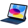 Etui Typecase Edge z klawiaturą do iPad 11" (A16) 2025 / iPad 10.9" 2022 błękitny pacyfik