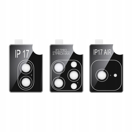 MCDODO SZKŁO HARTOWANE NA APARAT OCHRONNE DO APPLE IPHONE 17 TYŁ SREBNE