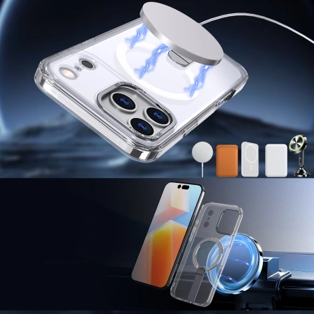 HURTEL ETUI HYBRID ARMOR X DO IPHONE 17 PRO Z PODSTAWKĄ KOMBATYBILNE