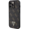 Etui Guess 4G Triangle Metal Logo na iPhone 14 Pro Max - czarne