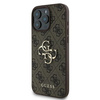 GUESS ETUI HARD CASE DO IPHONE 16 PRO 6.3 4G BIG LOGO Z MODNYM WYKOŃCZENIEM