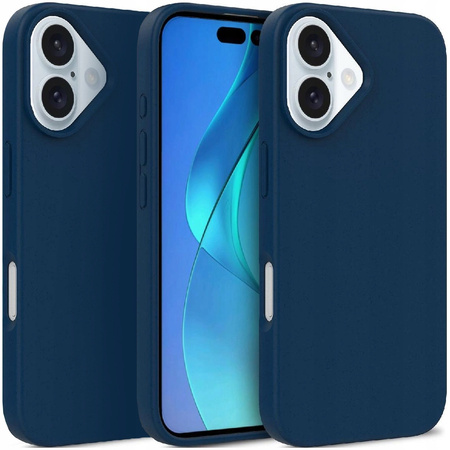 HURTEL ETUI CASE POKROWIEC DO IPHONE 16 PRO DO MAGSAFE WHEAT BRAN GRANATOWY