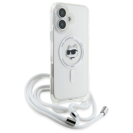KARL LAGERFELD CASE HARDCASE DO IPHONE 16 6,1 Z DO MAGSAFE CHOUPETTE HEAD