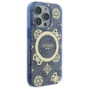GUESS ETUI CASE HARDCASE DO IPHONE 16 PRO DO MAGSAFE PEONY ON 4G BACKGROUND