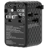 Verbatim Adapter podróżny EU/UK/US GaN 2xUSB-C/2xUSB-A/1xUSB-C PD 100W czarny 30191