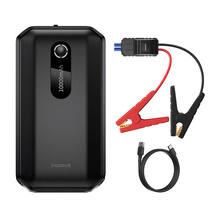 BASEUS ROZRUCHOWY JUMP STARTER 10000MAH 1000A DO SAMOCHODU Z POWERBANKIEM