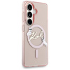 Etui Karl Lagerfeld IML KC Script MagSafe do Samsung Galaxy S26 różowy