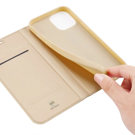 DUX DUCIS SKIN PRO ETUI KABURA POKROWIEC Z KLAPKĄ DO IPHONE 12 PRO MAX