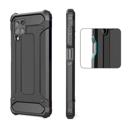 HURTEL HYBRID ARMOR ETUI DO SAMSUNG GALAXY A22 4G PANCERNE WYSOKIEJ