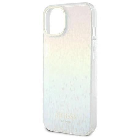 Etui Guess IML Faceted Mirror Disco Iridescent na iPhone 12/12 Pro - wielokolorowe