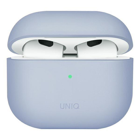 Etui Uniq Lino na AirPods 3 gen Silicone błękitny/arctic blue