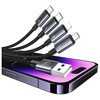 USAMS KABEL 4W1 USB-C DO LIGHTNING MICROUSB DO SMARTFONÓW 1,2M 15W