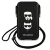 Karl Lagerfeld Torebka KLHCP12LOPHKCK 6,7 czarny/black hardcase Saffiano Ikonik Karl&Choupette Head