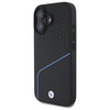 BMW BMHMP16S23RDCLK iPhone 16 6.1       czarny/black hardcase Sign Leather Textured And Line MagSafe