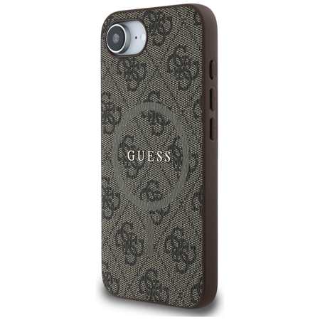 GUESS ETUI RING CLASSIC LOGO DO IPHONE 16E Z MAGNETYCZNYM SYSTEMEM