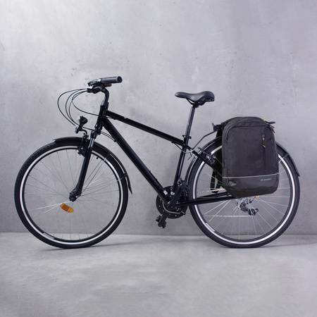 Wozinsky torba rowerowa podwójna plecak 2w1 30l czarna (WBB30BK)