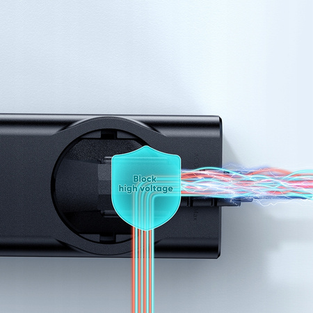 MCDODO ŁADOWARKA SIECIOWA LISTWA ZASILAJĄCA GAN 1xUSB 2xUSB-C 1xAC 70W