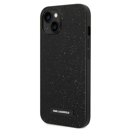 Karl Lagerfeld KLHCP14MG2ELK iPhone 14 Plus 6,7" hardcase czarny/black Glitter Plaque Logo