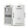 DKNY CASE DO IPHONE 15 PLUS 14 PLUS Z LOGO MONO STRIPE I METALOWYM AKCENTEM
