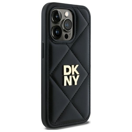 DKNY ETUI DO IPHONE 14 PRO 6.1 QUILTED STACK LOGO POKROWIEC OCHRONNY