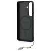 Etui Guess 4G Classic Logo Charm MagSafe do Samsung Galaxy S26 brązowy