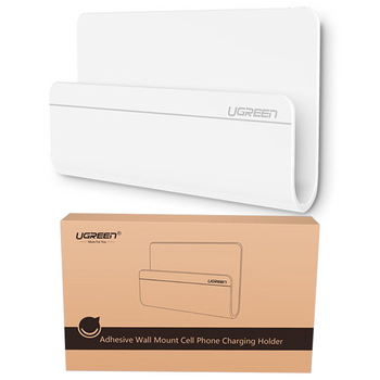 Ugreen uchwyt ścienny podstawka na smartfona do ładowania biały (30394)
