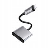 MCDODO PRZEJŚCIÓWKA ADAPTER LIGHTNING MINI JACK 3,5MM KABEL DO IPHONE 13 14
