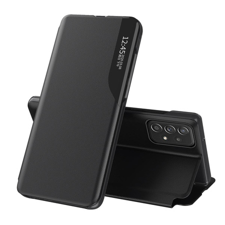 ECO LEATHER VIEW CASE ETUI DO SAMSUNG GALAXY A73 KLAPKA Z FUNKCJĄ