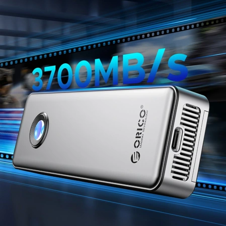 Kieszeń dyskowa Orico OUM2-G20 M.2 NVME USB-C 3.2 20Gb/s - srebrna