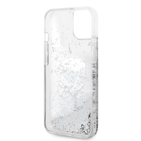 Karl Lagerfeld KLHCP14MLNKHCH iPhone 14 Plus 6,7" srebrny/silver hardcase Glitter Karl Head