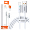 MCDODO KABEL USB-A LIGHTNING SZYBKIE ŁADOWANIE DO TELEFONU 3A LED BIAŁY 1M